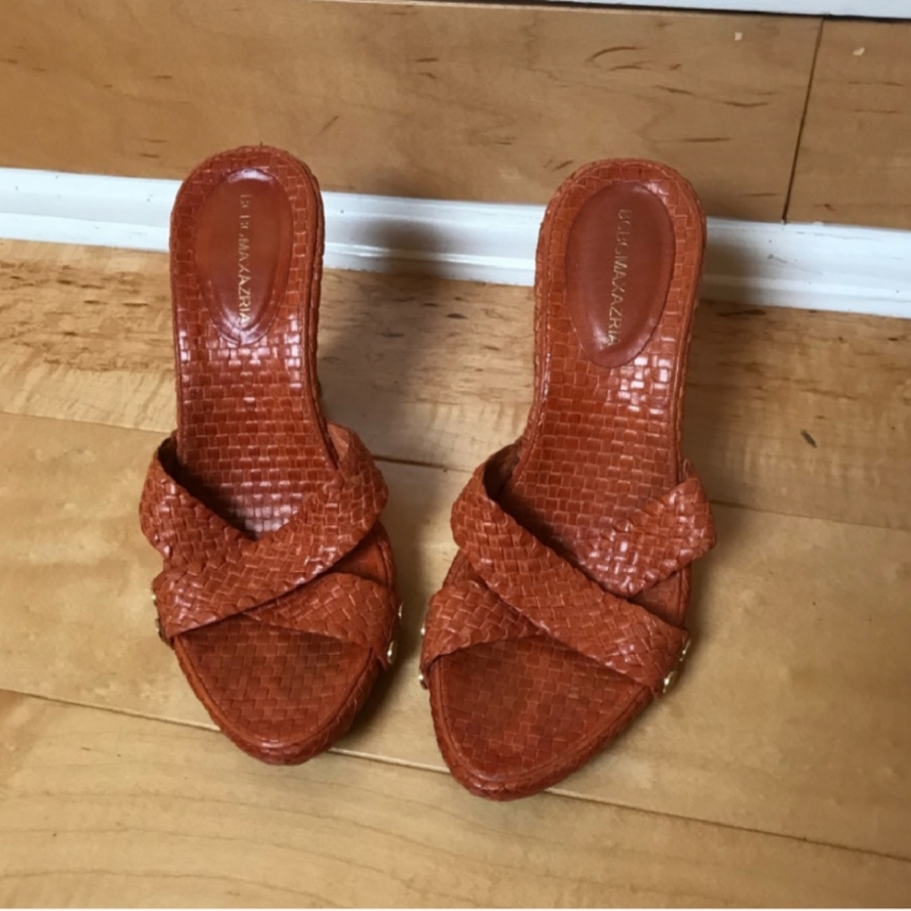 BCBGMaxAzria sling pumps